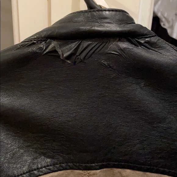 Free people jacket with leather - Picture 6 of 6